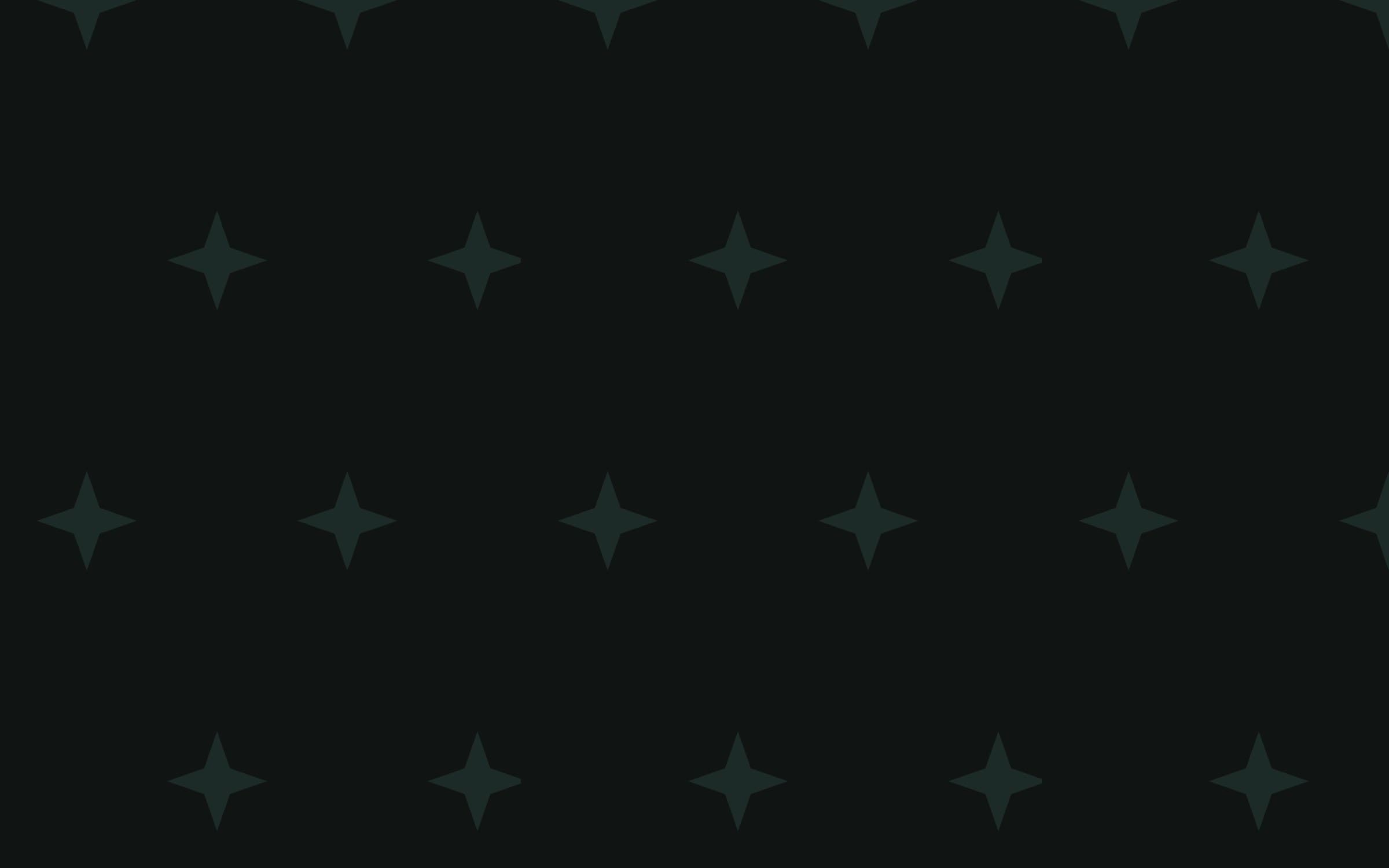 A repeating pattern of faint four pointed stars on a dark background